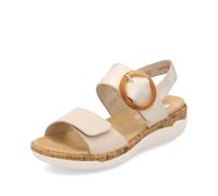 Remonte R6853-61, Sandalia plana, para mujer, color beig. - Cuero talla: 39