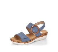 Remonte R6853, Sandalia Mujer, Azul 14, 38 EU
