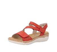 Remonte R6860 - Sandalias con tiras para mujer, color rojo, talla 36 EU