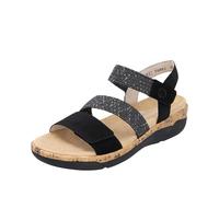 Remonte R6861, Sandalia con Pulsera Mujer, Negro, 40 EU