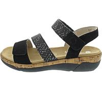 Remonte R6861, Sandalia con Pulsera Mujer, Negro, 42 EU