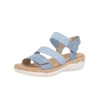 Remonte R6861, Sandalias con Correa en el Tobillo Mujer, Azul, 39 EU