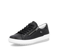 Remonte RemonteTEX D0700 - Zapatillas para mujer con cordones, plantilla suelta, impermeable, remonteTEX, Negro 01., 39 EU