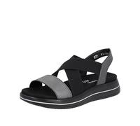 Remonte Sandalia dorada, Nero Negro 02, 36 EU