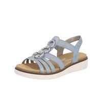 Remonte Sandalia Mujer D2073, Bleu Steelblue 12, 36 EU
