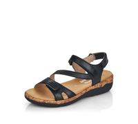 Remonte R6850, Sandalia Mujer, Negro 01, 41 EU