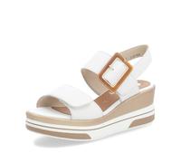 Remonte - Sandalias blancas - CUERO para: MUJER color: 80 talla: 40