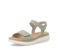 Remonte Sandalias clásicas de mujer D2K58, sandalias de mujer, con incrustaciones sueltas, Verde 52., 45 EU