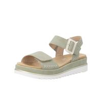 Remonte Sandalias con tiras para mujer, color verde, 36 EU