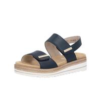Remonte Sandalias de cuña para mujer, D0Q59, color azul, talla 43 EU