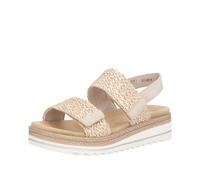 Remonte Sandalias de cuña para mujer D0Q63, metálicas, talla 41 EU