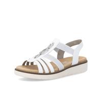 Remonte Sandalias Fashion Mujer D2041, Talla:39 EU, Color:Blanco
