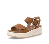 Remonte Sandalias de cuña para mujer D1N54, color marrón, talla 37 EU