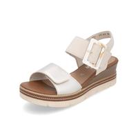 Remonte Sandalias para mujer D2L53, sandalias para mujer, Beige 60, 38 EU