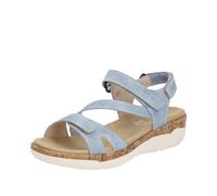 Remonte Sandalias para mujer R6850, sandalias para mujer, sueltas, Jeans 15, 42 EU