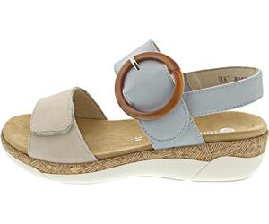 Remonte Sandalias para mujer R6853, color azul, talla 36 EU, azul, 36 EU