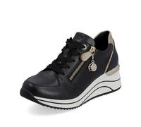 Remonte - Schwarz Kombi - D0T0301 - El color: Dorado-Negros - Talla: 37 EU