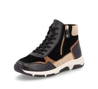 Remonte Zapatillas altas para mujer D1S70, con plantilla suelta, Negro Combi 03, 42 EU