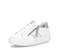 Remonte Zapatillas bajas para mujer D0919, con plantilla suelta, White Kombi 80, 41 EU
