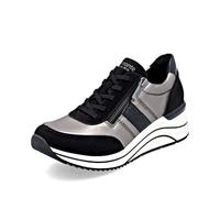 Remonte Zapatillas bajas para mujer D0T09, con plantilla suelta, Metallic 90, 37 EU Weit