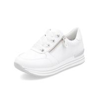 Remonte Zapatillas bajas para mujer D1302, color blanco, talla 44 EU, Blanco, 44 EU