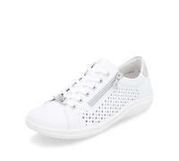 Remonte Zapatillas bajas para mujer D1E08, suela suelta, White Kombi 80, 40 EU