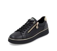 Remonte Zapatillas bajas para mujer D2E00, con plantilla suelta, Negro Combi 03, 38 EU