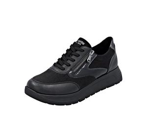 Remonte Zapatillas Bajas para Mujer D2V02, Color Negro, Talla 37 EU, Negro, 37 EU