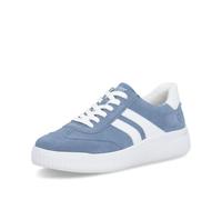 Remonte Zapatillas bajas para mujer D3E00, con plantilla suelta, Azul Combi 14., 37 EU Weit