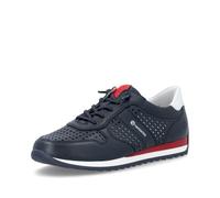 Remonte Zapatillas bajas para mujer D3H04, suela suelta, Azul Combi 14., 38 EU Weit