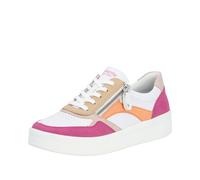 Remonte D0j01, Zapatillas Mujer, Magenta Blanco Rosa Tan Salmón Blanco 84, 38 EU