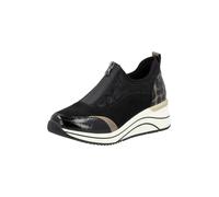 REMONTE Zapatillas deportivas bajas beige / negro, Talla 38