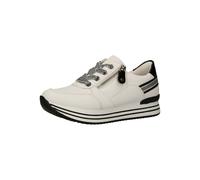 Remonte Mujer D1312 Mocasines, Blanco Negro 80, 38 EU Ancho