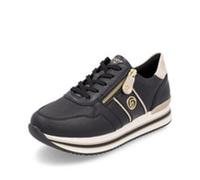 Remonte Zapatillas Deportivas De Cuero Negras D1327