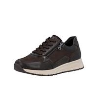 Remonte Zapatillas Deportivas de Mujer De Cuero Liso En Oscuridad Colores Con