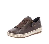 Remonte Zapatillas Para Dama De Cuero En Colores De Otoño Con Cremallera D0700