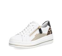 Remonte Zapatillas para mujer D1c01, Blanco Combi 85, 40 EU
