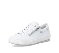 Remonte Zapatos con Cordones para Mujer D0700, Talla:37 EU, Color:Blanco