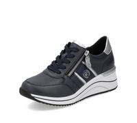 Remonte Zapatillas bajas para mujer D0T04, con plantilla suelta, Azul Combi 14., 37 EU Ancho