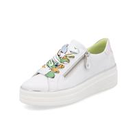 Remonte Zapatos con Cordones para Mujer D1C06, Talla:42 EU, Color:Blanco