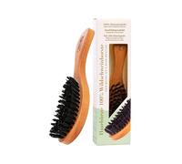 REMOS Cepillo de pelo con cerdas jabalí hecho de madera peral con mango ancho…