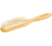 REMOS - Cepillo neumático para el pelo estrecho con púas de madera de haya