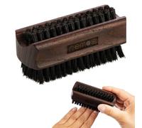 REMOS Cepillo para manos y uñas de doble cara (Madera de Haya Termotratada, Cerda de Jabalí)