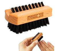REMOS Cepillo para uñas de Viaje Mini con cerdas Naturales de Madera Haya termotratada