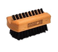 REMOS - Cepillo para uñas de viaje (tamaño mini, cerdas de jabalí, madera de haya, 5,9 x 2,9 x 3 cm)