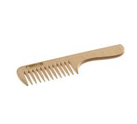 REMOS Peine de madera con mango de haya local 19,5 cm con púas medianas