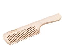 REMOS Peine de madera con mango de haya local 20 cm con dientes finos