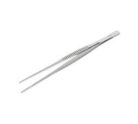 REMOS Pinzas de Cocina de Acero Inoxidable - Cocinar, Asar y Servir, 25 cm | Pinza precisa gracias a la punta estriada - versátil para cocinar, asar, hornear, servir y emplatar