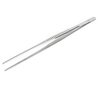 REMOS Pinzas universales para cocina, hogar, parrilla, acuario 25 cm, punta recta, acero inoxidable