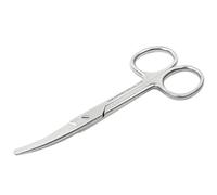 REMOS Tijeras domésticas, tijeras universales, punta redonda, hoja curva, 12 cm, acero inoxidable